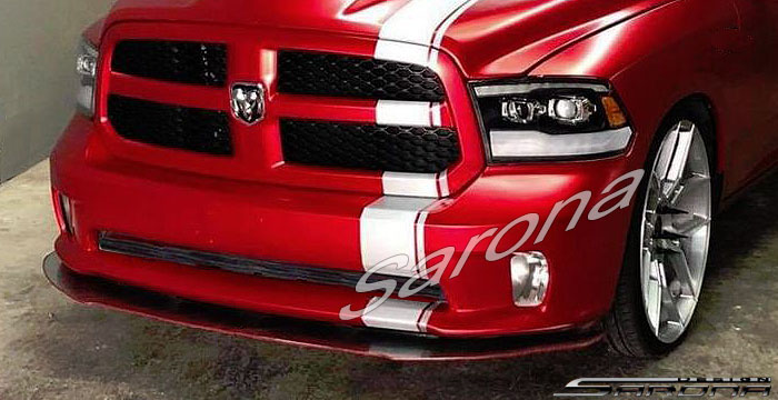 Custom Dodge Ram  Truck Front Lip/Splitter (2013 - 2018) - $290.00 (Part #DG-045-FA)